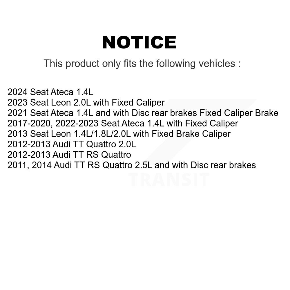 Front Brake Pads Wear Sensor (2 Pack) For Audi TT Quattro RS Seat Leon Ateca KSE-100079 - Image 2