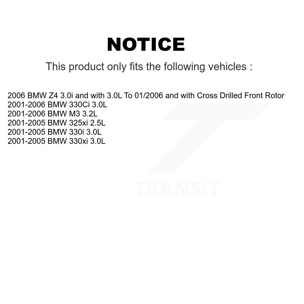 Front Brake Pads Wear Sensor (2 Pack) For BMW 330Ci M3 325xi 330i Z4 330xi KSE-100110 - Image 2