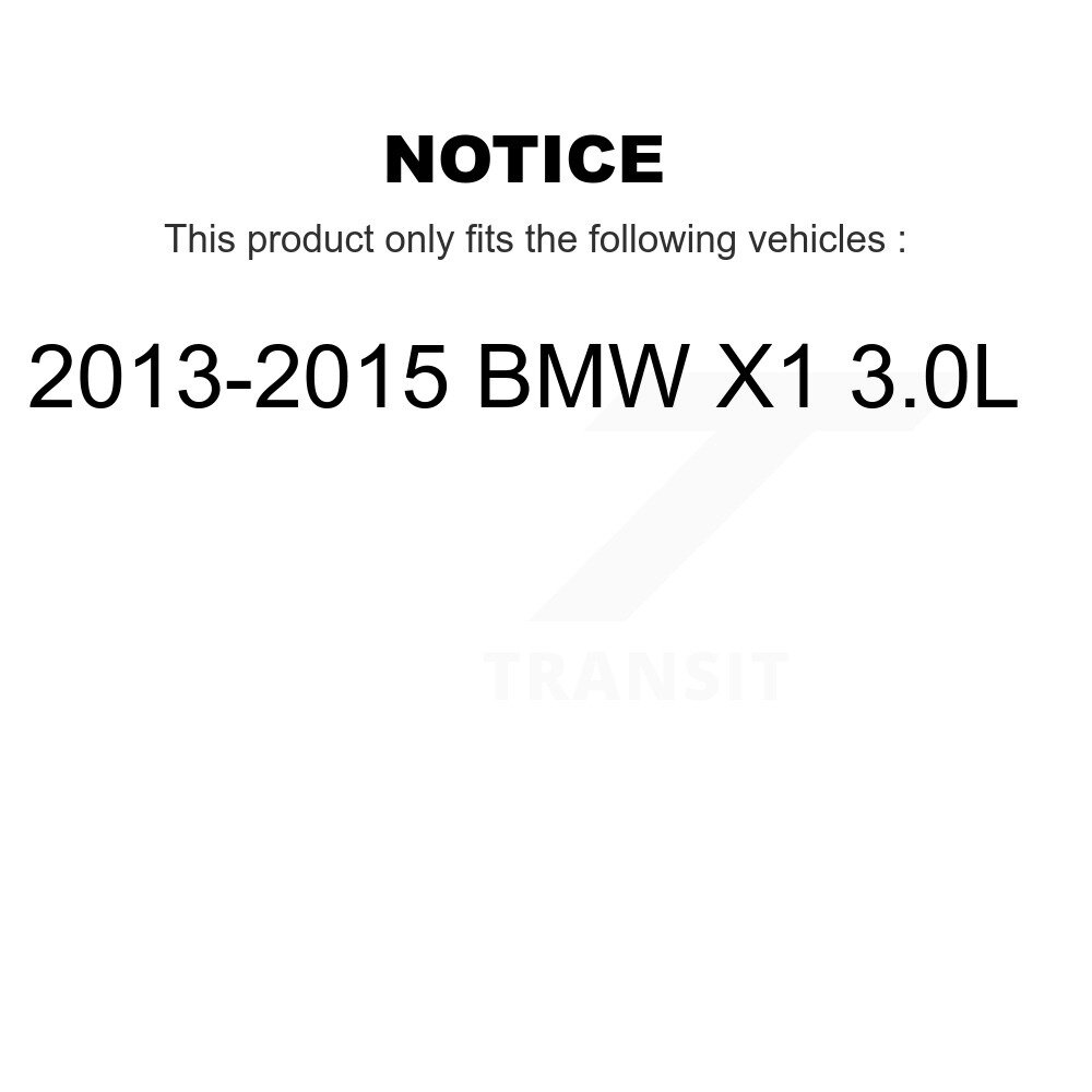 Front Rear Brake Pads Wear Sensor (4 Pack) For 2013-2015 BMW X1 3.0L KSE-100167 - Image 2
