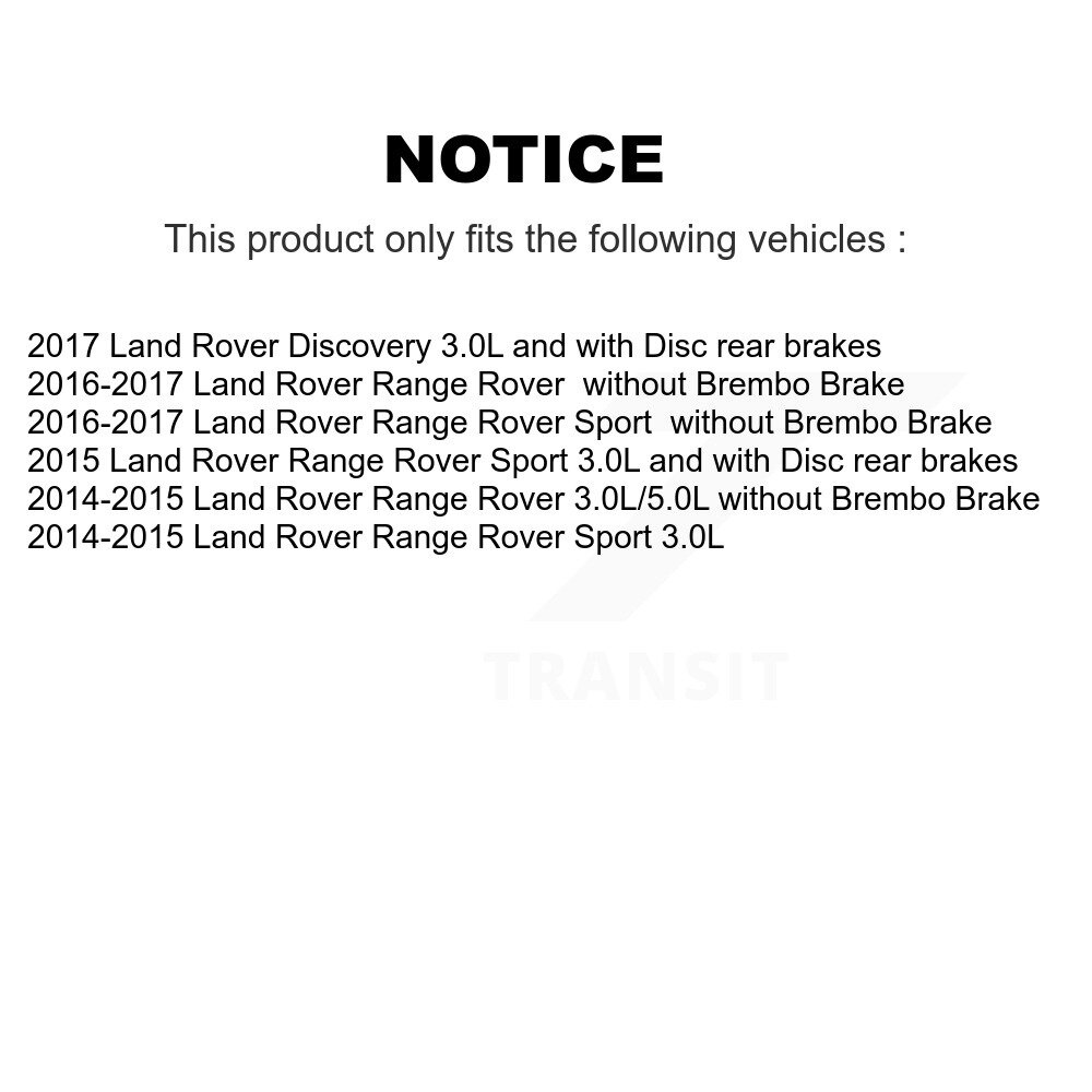Front Rear Brake Pads Wear Sensor (4 Pack) For Land Rover Range Sport Discovery KSE-100177 - Image 2