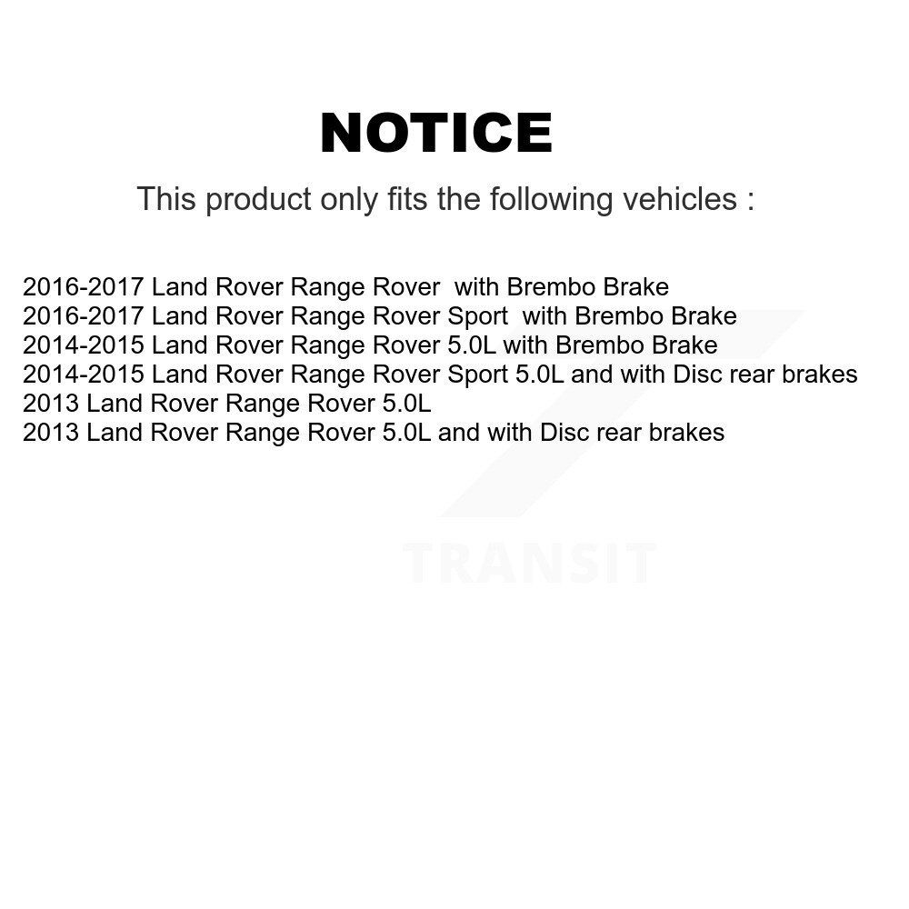 Front Rear Brake Pads Wear Sensor (4 Pack) For Land Rover Range Sport KSE-100178 - Image 2