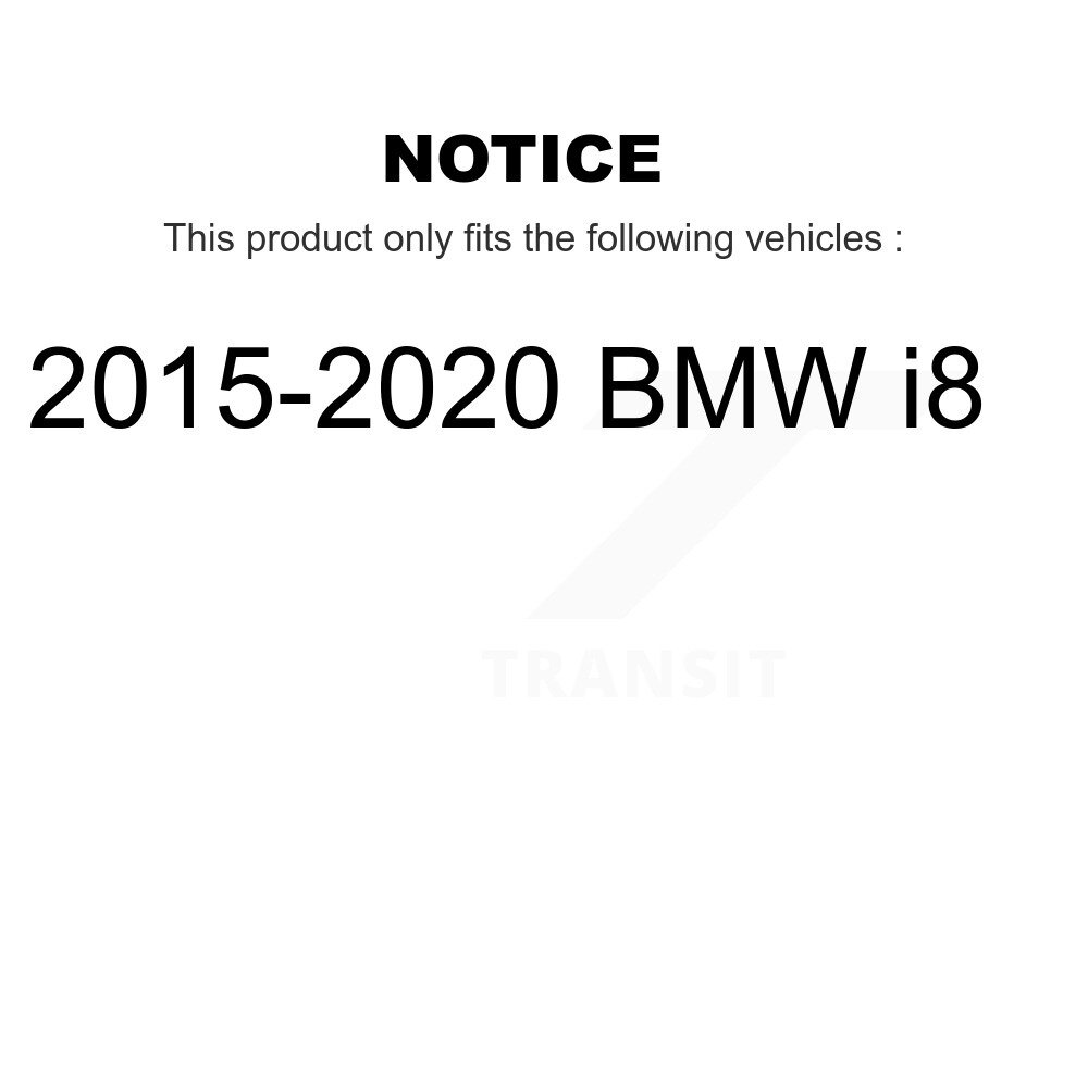 Front Rear Brake Pads Wear Sensor (4 Pack) For 2015-2020 BMW i8 KSE-100205 - Image 2