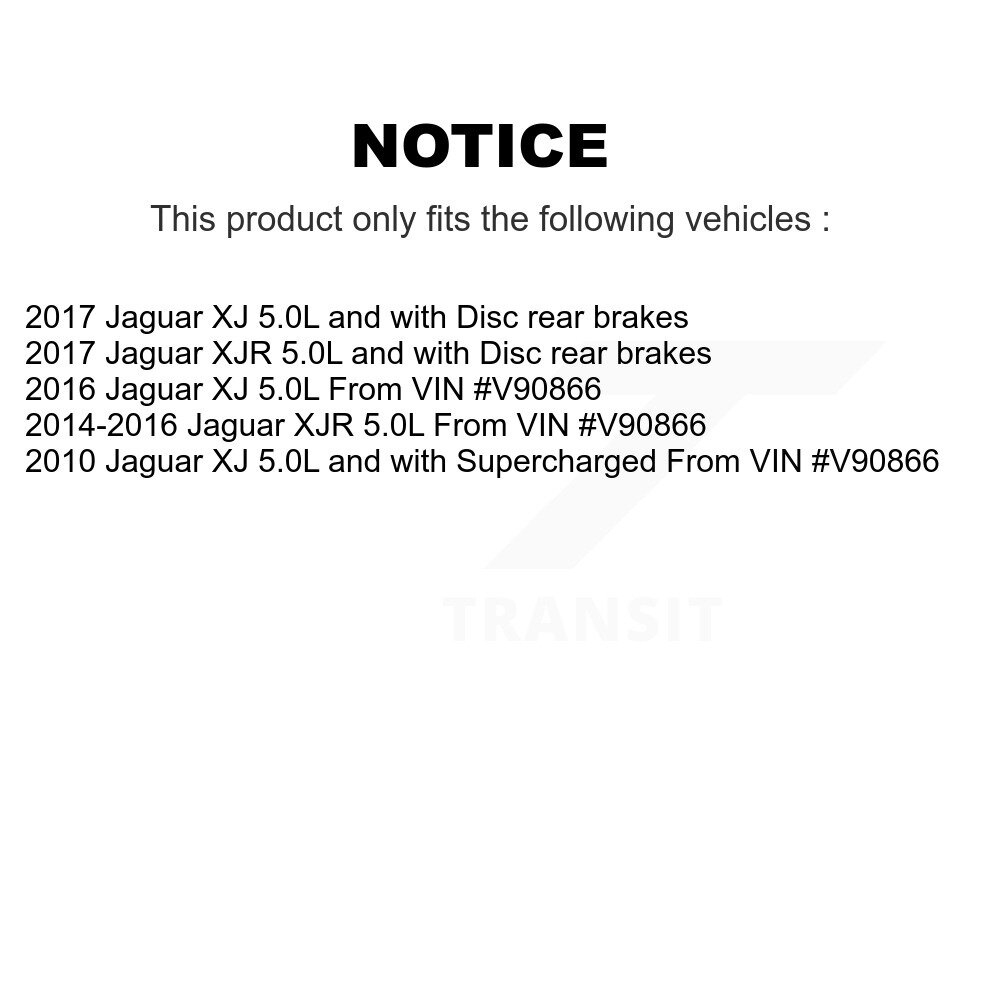 Front Rear Brake Pads Wear Sensor (4 Pack) For Jaguar XJ XJR KSE-100206 - Image 2