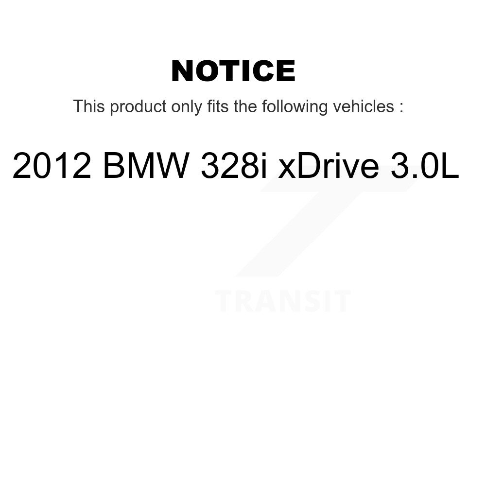 Front Rear Brake Pads Wear Sensor (4 Pack) For 2012 BMW 328i xDrive 3.0L KSE-100213 - Image 2