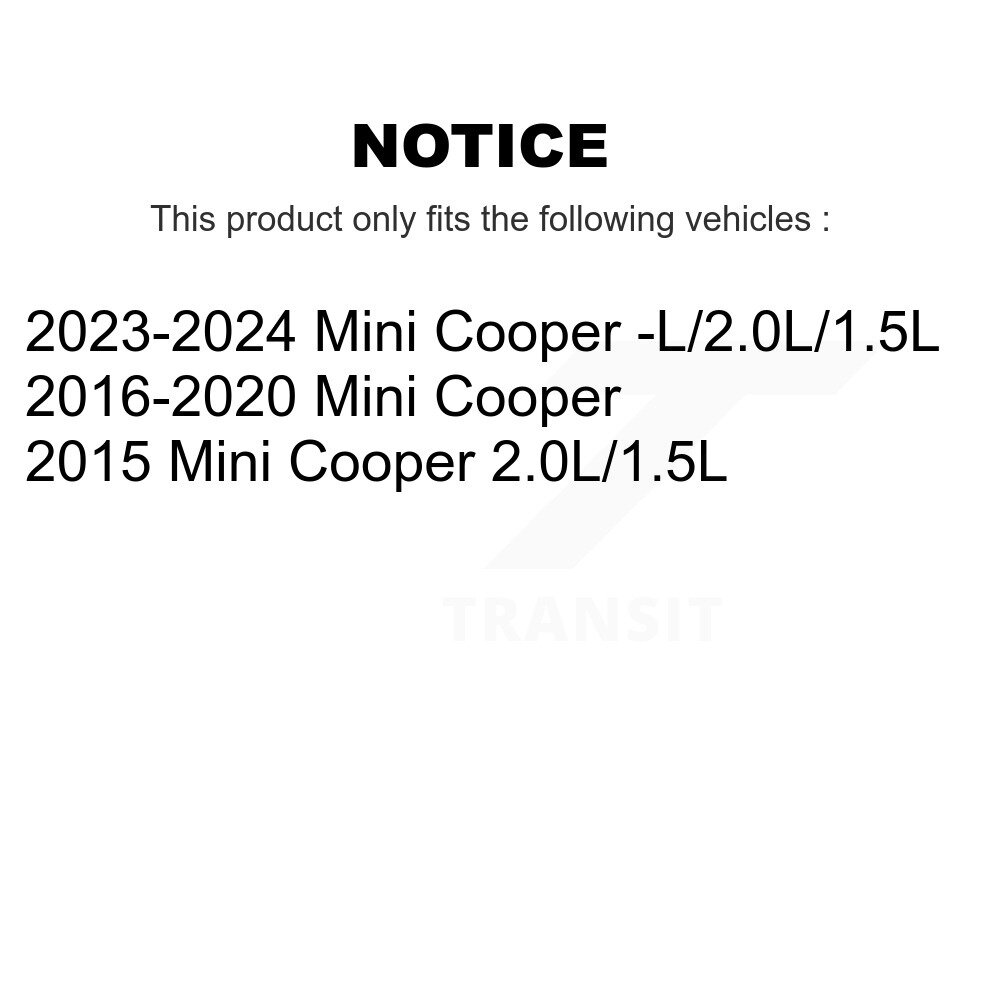Front Rear Brake Pads Wear Sensor (4 Pack) For Mini Cooper KSE-100217 - Image 2
