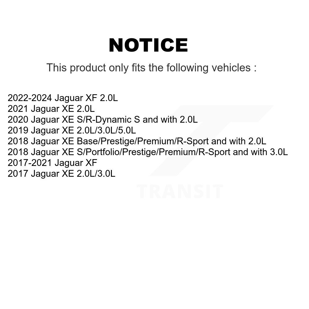 Rear Brake Pads Wear Sensor (2 Pack) For Jaguar XE XF KSE-100271 - Image 2