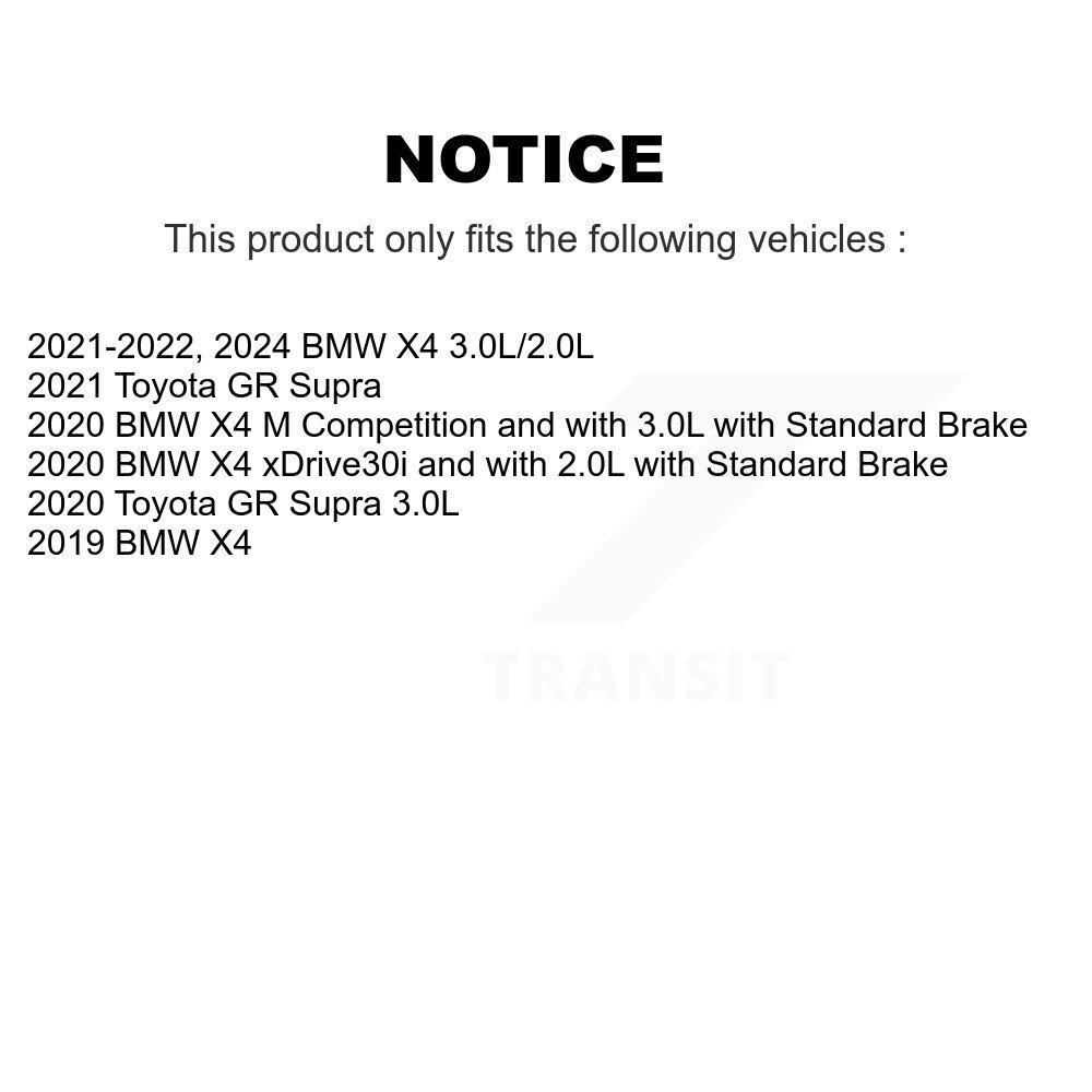 Rear Brake Pads Wear Sensor (2 Pack) For BMW X4 Toyota GR Supra KSE-100277 - Image 2
