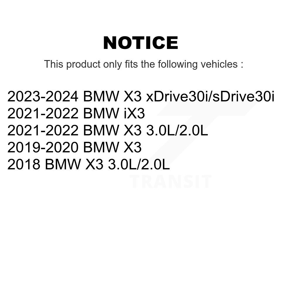 Rear Brake Pads Wear Sensor (2 Pack) For BMW X3 iX3 KSE-100278 - Image 2