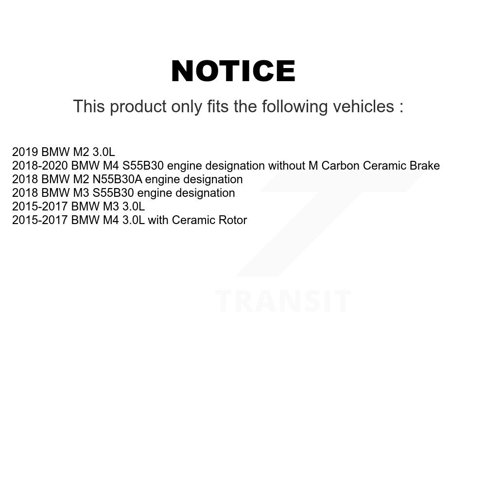 Rear Brake Pads Wear Sensor (2 Pack) For BMW M4 M3 M2 KSE-100287 - Image 2