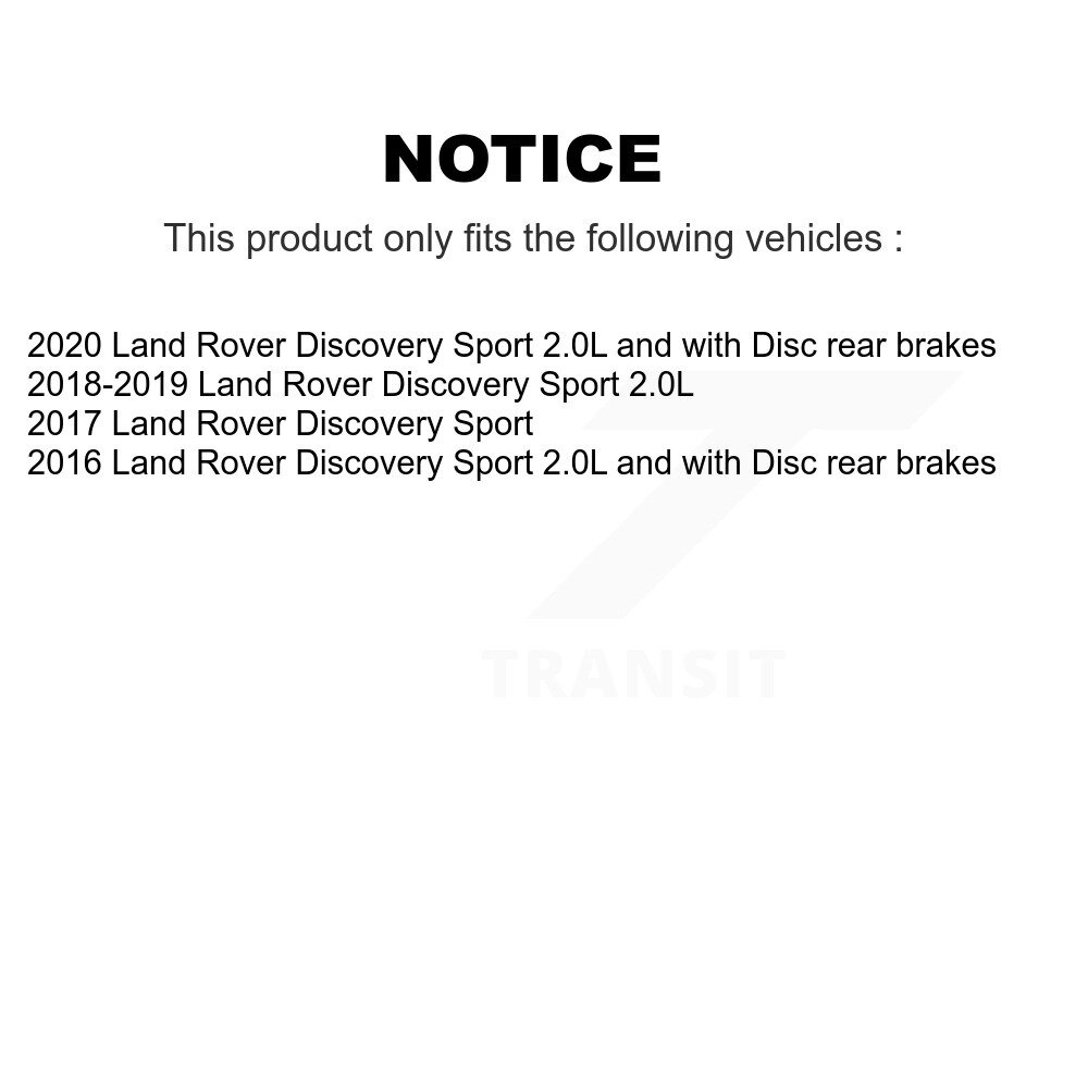 Rear Brake Pads Wear Sensor (2 Pack) For Land Rover Discovery Sport KSE-100325 - Image 2