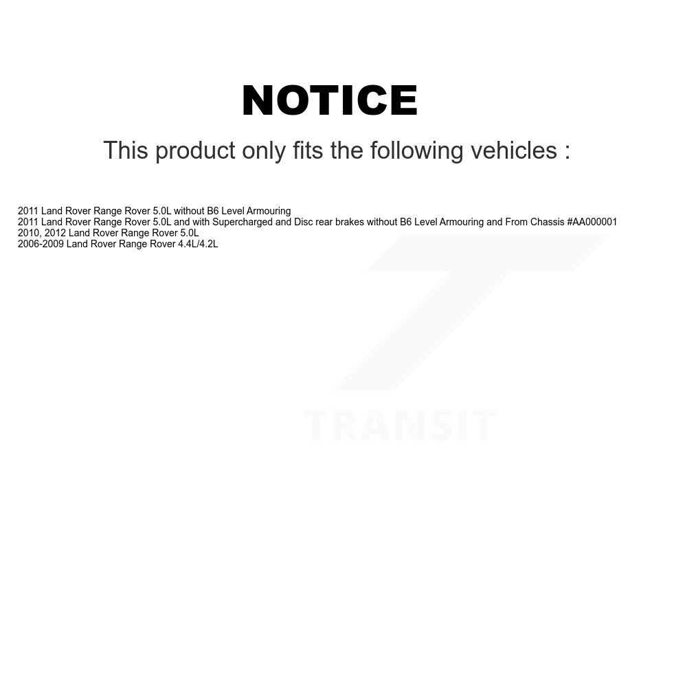 Rear Brake Pads Wear Sensor (2 Pack) For Land Rover Range KSE-100328 - Image 2