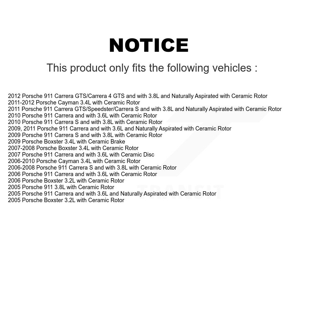 Front Brake Pads Wear Sensor (2 Pack) For Porsche 911 Boxster Cayman KSE-100351 - Image 2