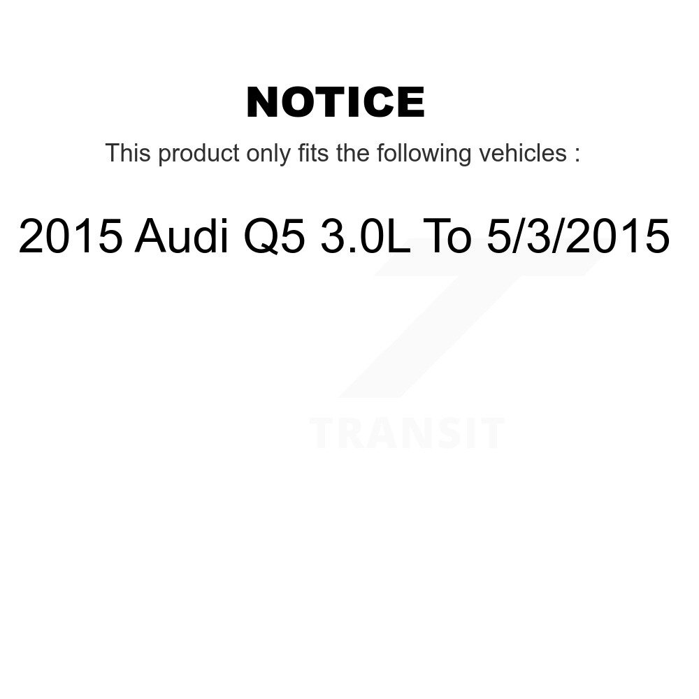 Front Rear Brake Pads Wear Sensor (4 Pack) For 2015 Audi Q5 3.0L To 5 3 KSE-100415 - Image 2