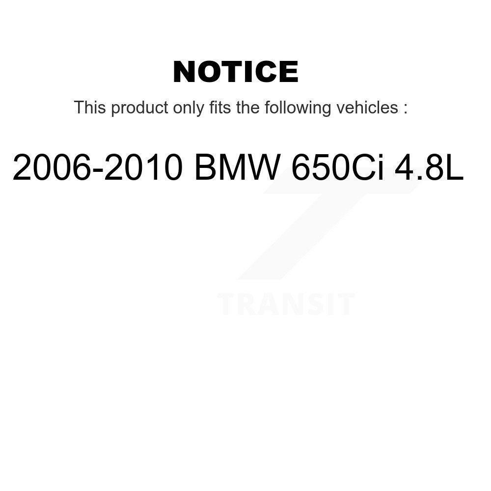 Rear Brake Pads Wear Sensor (2 Pack) For 2006-2010 BMW 650Ci 4.8L KSE-100468 - Image 2