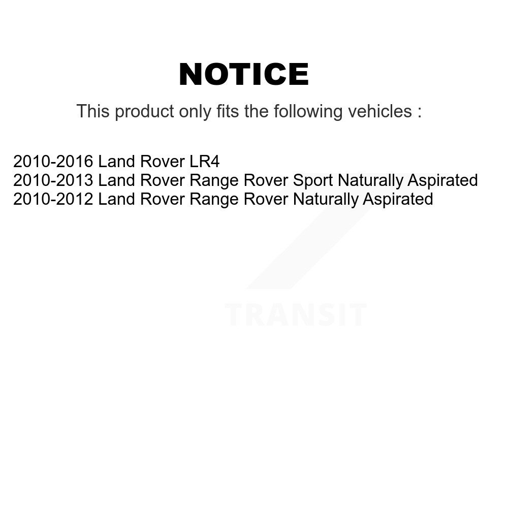 Front Rear Semi-Metallic Brake Pads Kit For Land Rover Range Sport LR4 KSM-100503 - Image 2