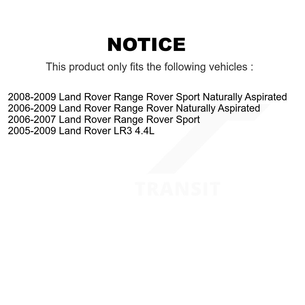 Front Rear Ceramic Brake Pads Kit For Land Rover LR3 Range Sport KTC-100065 - Image 2