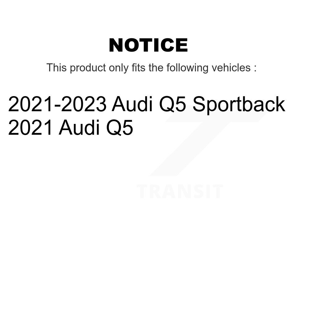 Front Rear Ceramic Brake Pads Kit For Audi Q5 Sportback KTC-100867 - Image 2