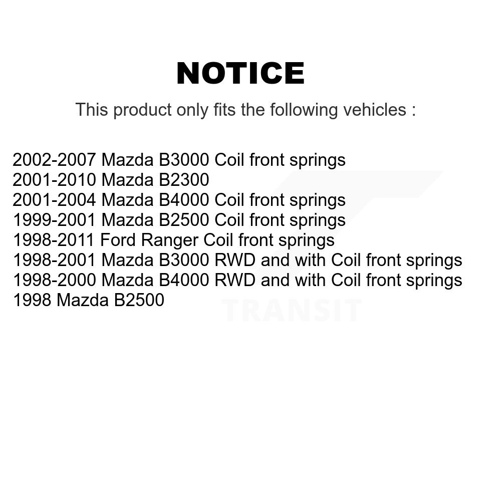 Front Suspension Control Arm Ball Joint Link Kit For Ford Ranger Mazda B3000 B2300 B4000 KTR-100032 - Image 2