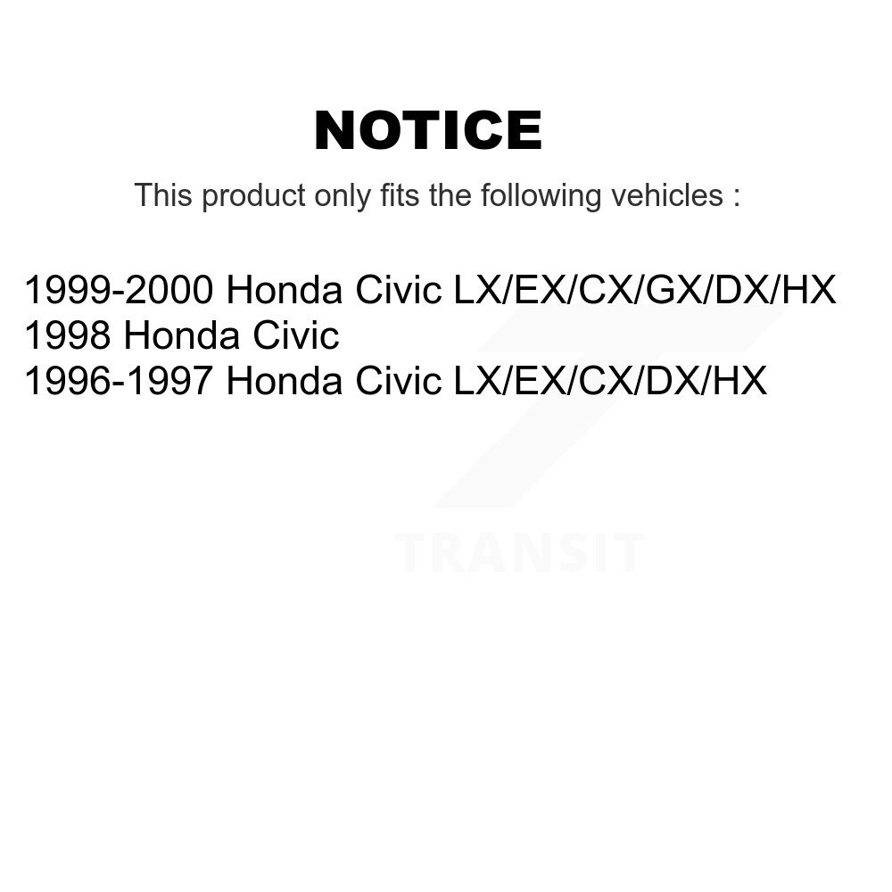 Front Suspension Control Arm And Ball Joint Assembly Stabilizer Link Kit For Honda Civic KTR-100056 - Image 2