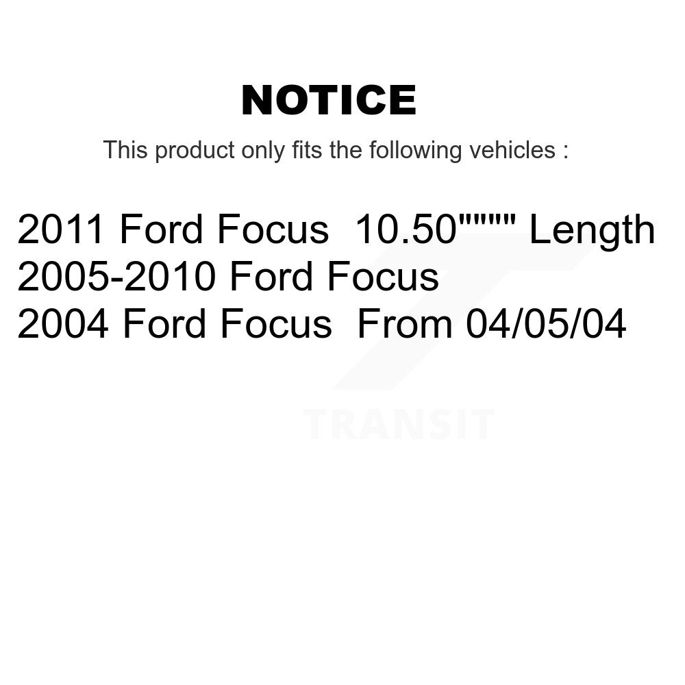 Front Suspension Control Arm And Ball Joint Assembly Stabilizer Link Kit For Ford Focus KTR-100188 - Image 2