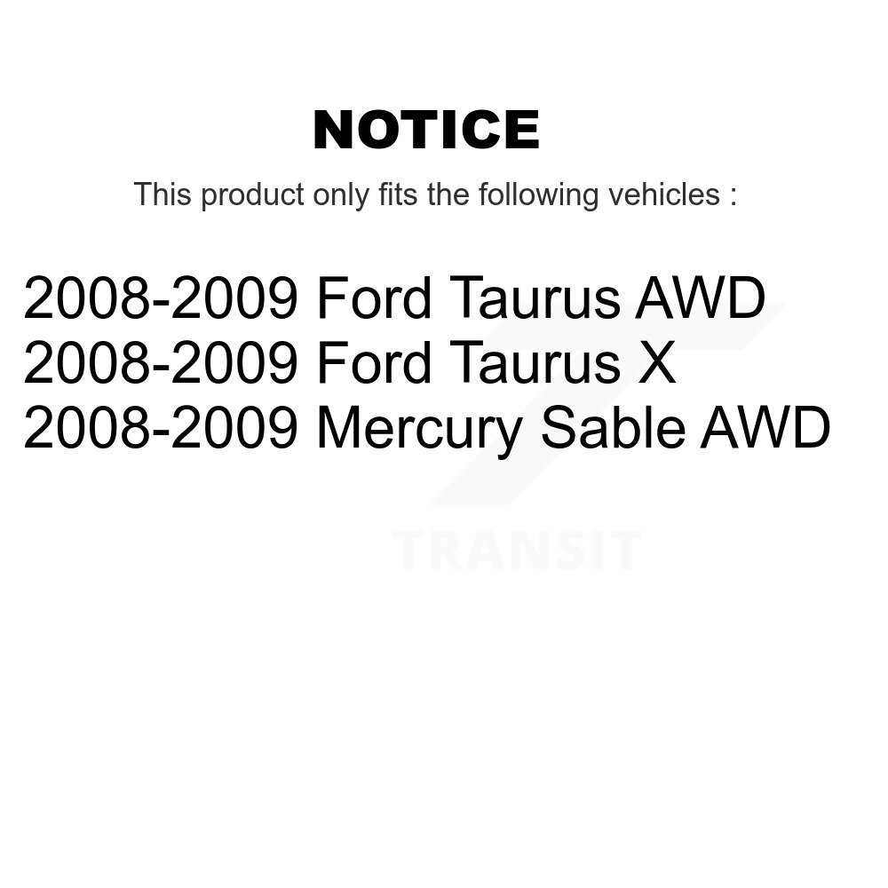 Front Suspension Control Arm Ball Joint Assembly Link Kit For Ford Taurus X Mercury Sable KTR-100206 - Image 2