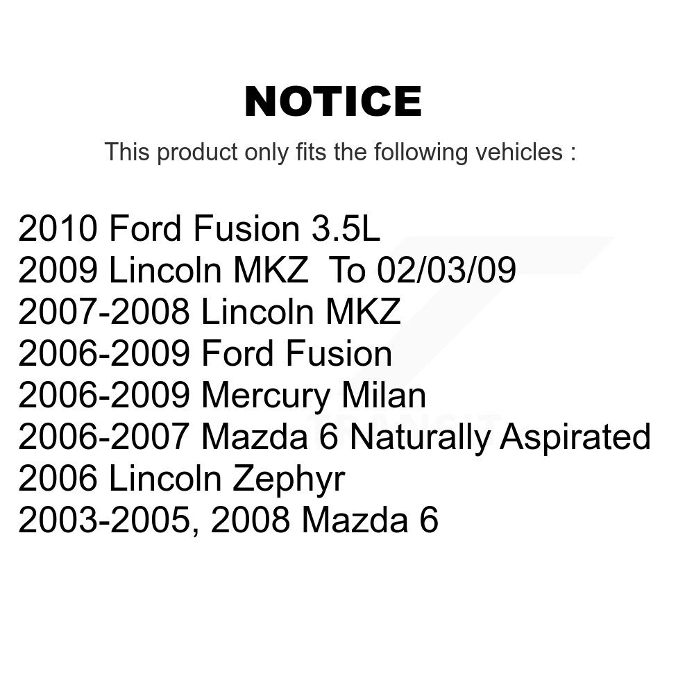 Front Suspension Control Arm And Ball Joint Link Kit For Ford Fusion Mazda 6 Lincoln MKZ KTR-100275 - Image 2