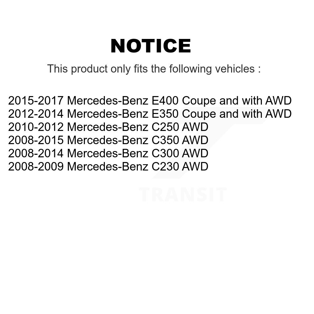 Front Suspension Control Arm & Ball Joint Link Kit For Mercedes-Benz C300 C350 C250 E350 KTR-100279 - Image 2