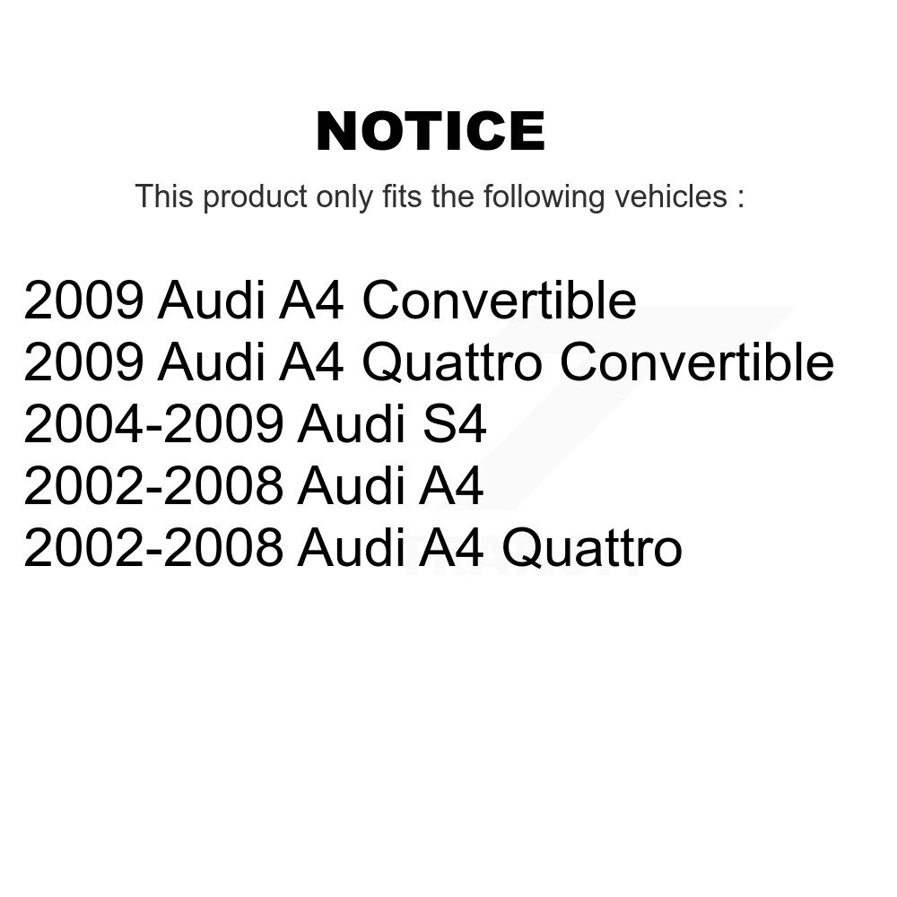 Front Suspension Control Arm And Ball Joint Assembly Sway Link Kit For Audi A4 Quattro S4 KTR-100298 - Image 2