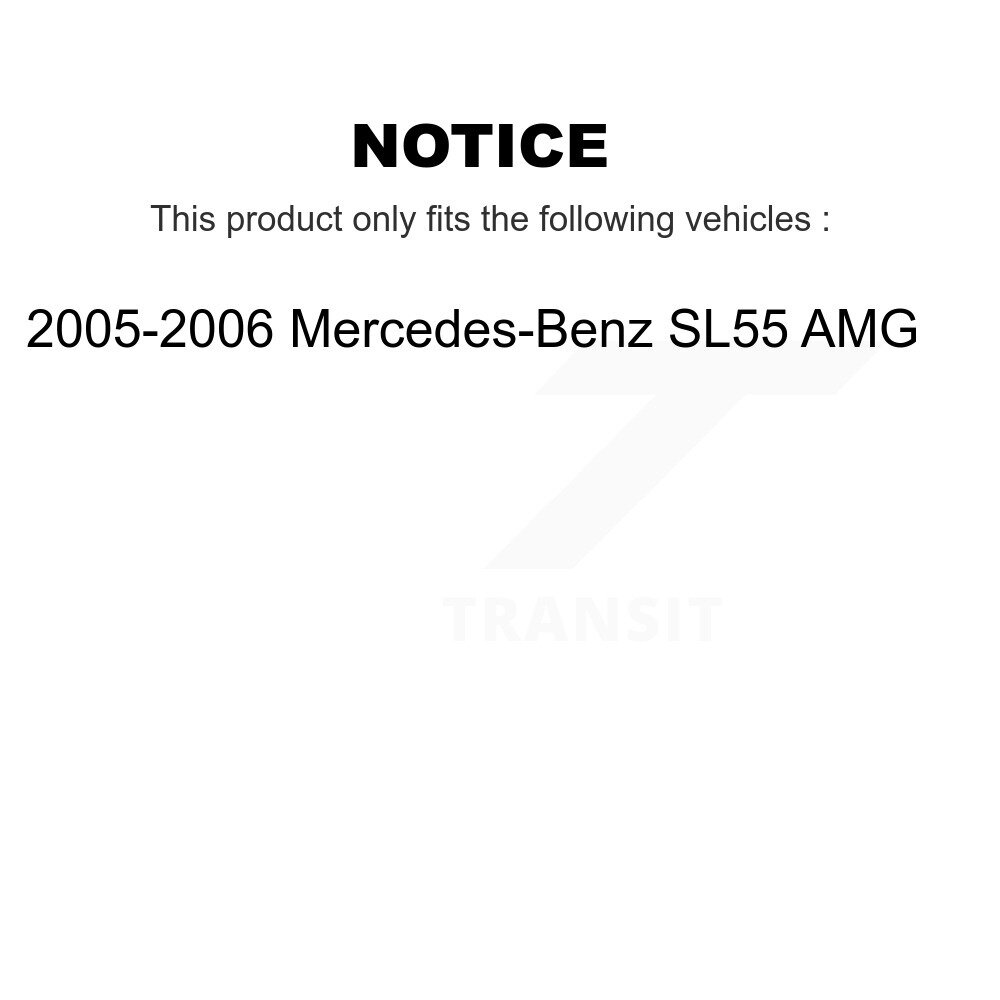 Front Arm And Ball Joint Tie Rod End Link Kit (8Pc) For 2005-2006 Mercedes-Benz SL55 AMG KTR-100328 - Image 2