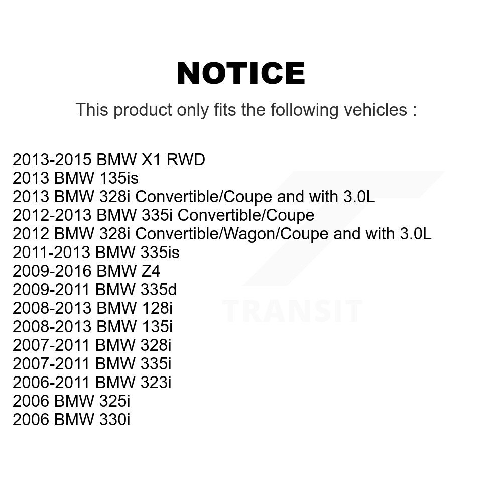 Front Control Arm Ball Joint Tie Rod End Link Kit (8Pc) For BMW 323i 328i X1 335i 128i Z4 KTR-100616 - Image 2