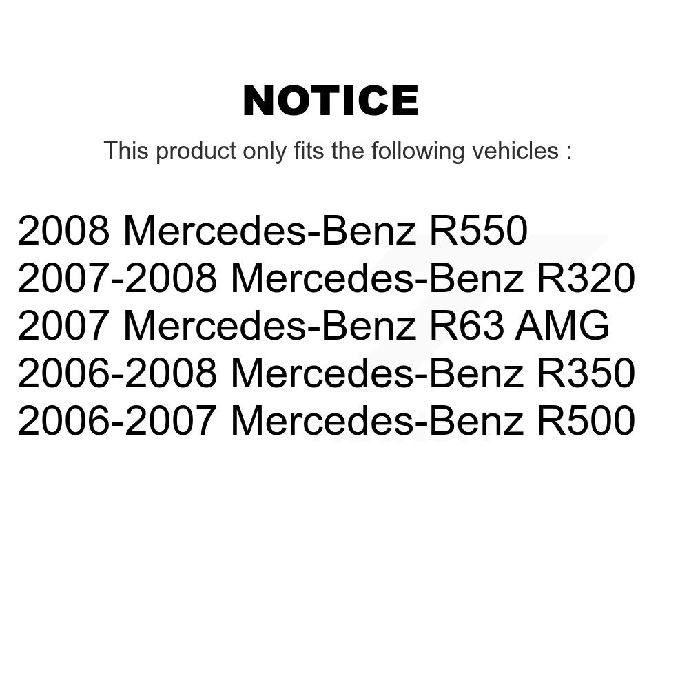 Front Suspension Stabilizer Bar Link Pair For Mercedes-Benz R350 R320 R500 R550 R63 AMG KTR-100693 - Image 2