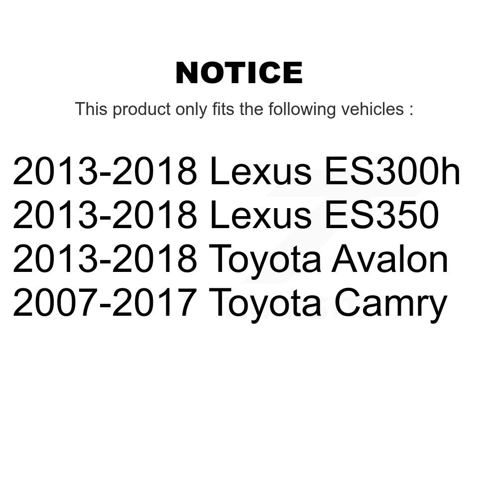 Front Suspension Stabilizer Bar Link Pair For Toyota Camry Lexus ES350 Avalon ES300h KTR-100702 - Image 2
