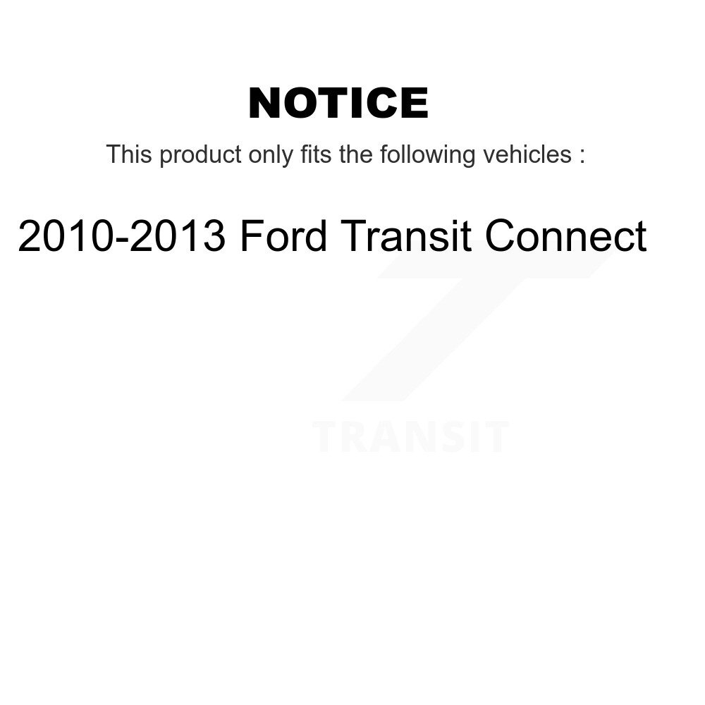 Front Suspension Stabilizer Bar Link Pair For 2010-2013 Ford Transit Connect KTR-100732 - Image 2