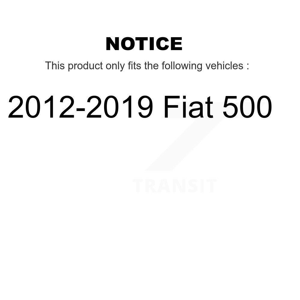 Front Suspension Stabilizer Bar Link Pair For 2012-2019 Fiat 500 KTR-100733 - Image 2