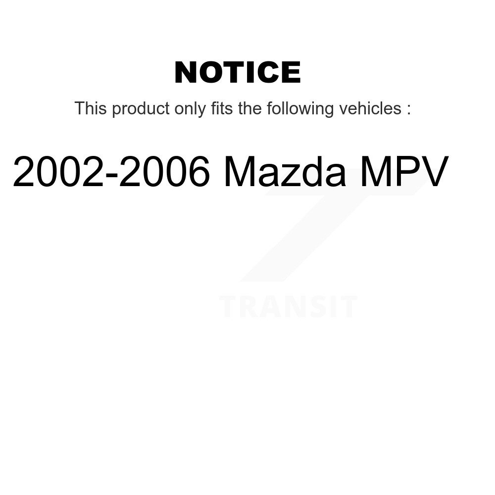 Front Suspension Stabilizer Bar Link Pair For 2002-2006 Mazda MPV KTR-100767 - Image 2