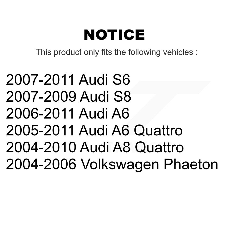 Front Suspension Stabilizer Bar Link Pair For Audi A6 Quattro A8 S6 S8 Volkswagen Phaeton KTR-100771 - Image 2