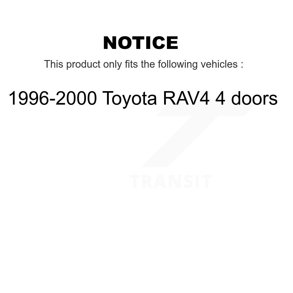 Front Suspension Stabilizer Bar Link Pair For 1996-2000 Toyota RAV4 4 doors KTR-100783 - Image 2