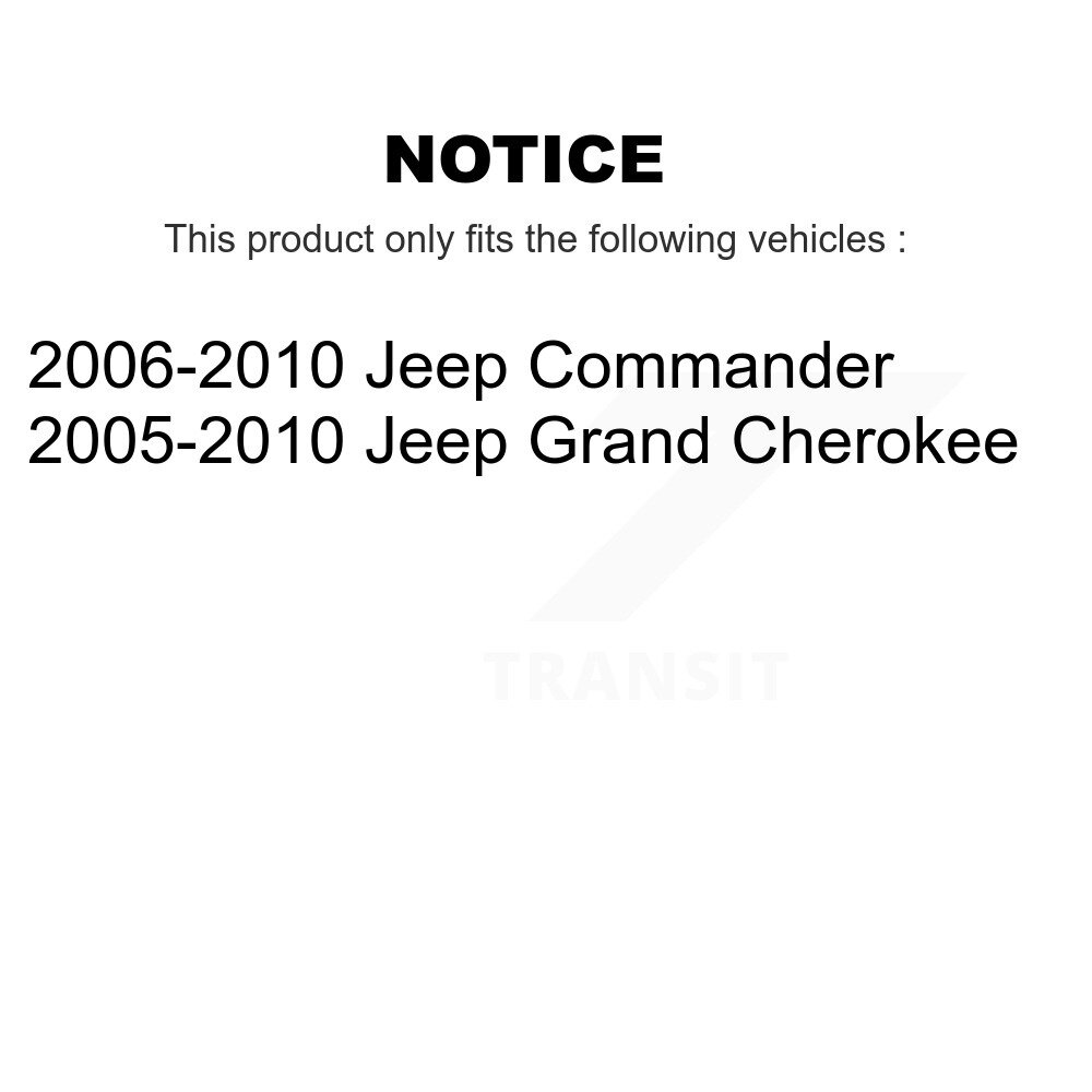 Front Suspension Stabilizer Bar Link Pair For Jeep Grand Cherokee Commander KTR-100790 - Image 2