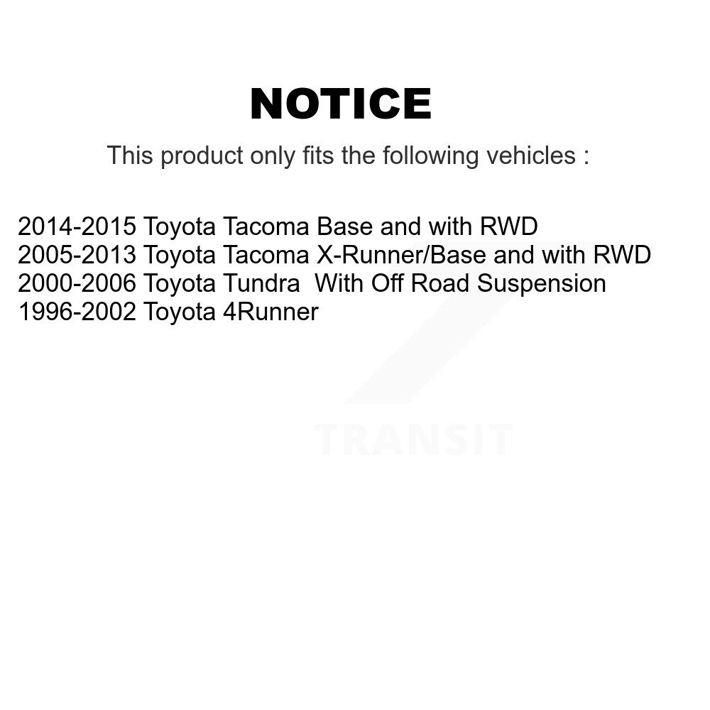 Front Suspension Stabilizer Bar Link Pair For Toyota Tacoma Tundra 4Runner KTR-100827 - Image 2