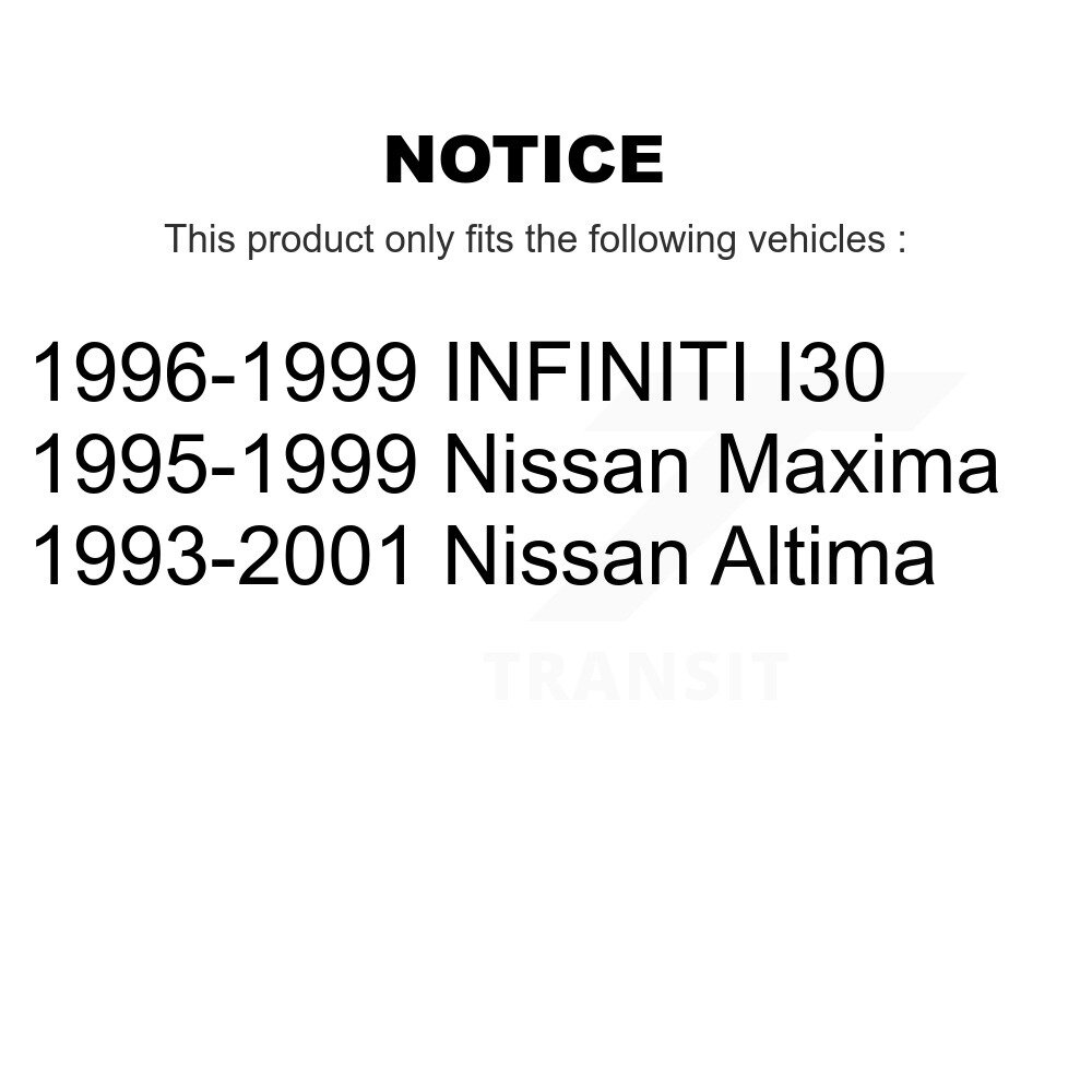 Front Suspension Stabilizer Bar Link Pair For Nissan Altima Maxima INFINITI I30 KTR-100831 - Image 2