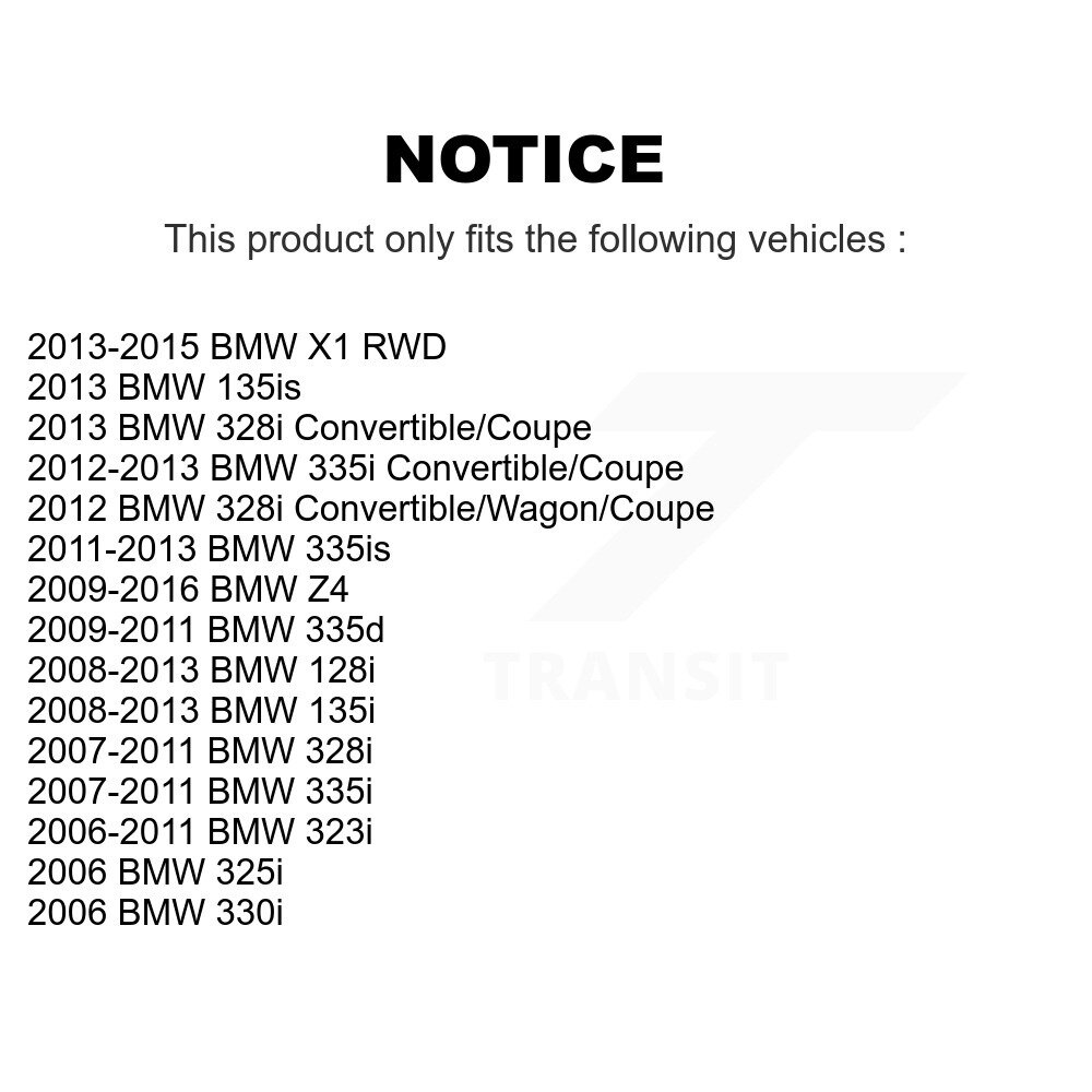 Front Suspension Bar Link Kit For BMW 323i 328i X1 335i 128i 135i 325i Z4 330i 335is 335d KTR-100838 - Image 2