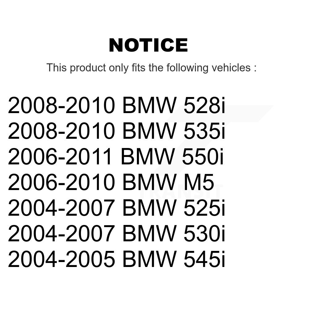 Front Suspension Stabilizer Bar Link Kit For BMW 530i 525i 550i 528i M5 545i 535i KTR-100840 - Image 2