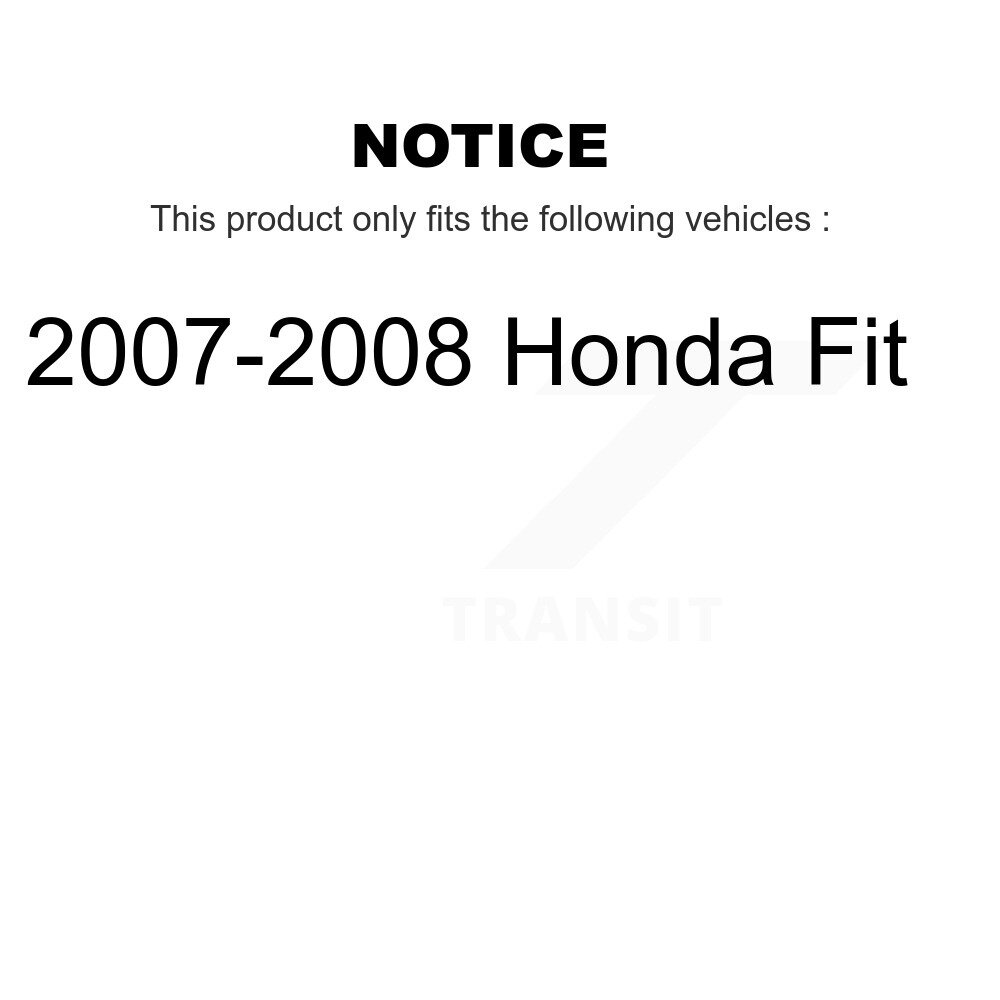 Front Suspension Stabilizer Bar Link Kit For 2007-2008 Honda Fit KTR-100868 - Image 2