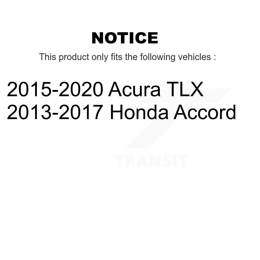 Front Suspension Stabilizer Bar Link Kit For Honda Accord Acura TLX KTR-100883 - Image 2
