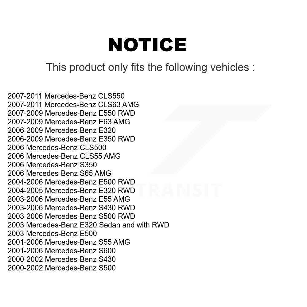 Front Suspension Bar Link Kit For Mercedes-Benz E320 E350 S430 S500 E500 CLS550 CLS500 KTR-100897 - Image 2