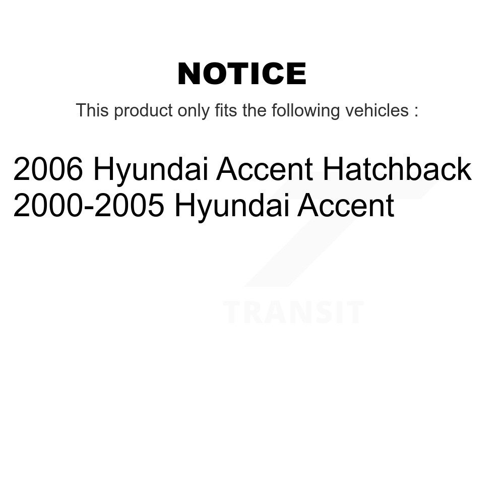 Front Suspension Stabilizer Bar Link Kit For Hyundai Accent KTR-100901 - Image 2