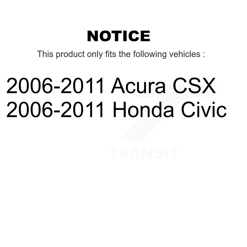 Front Suspension Stabilizer Bar Link Kit For 2006-2011 Honda Civic Acura CSX KTR-100902 - Image 2