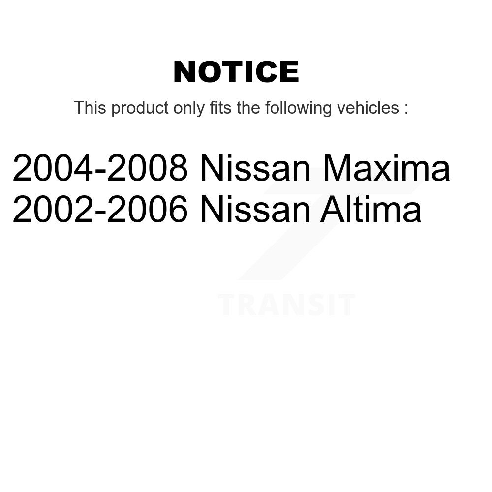 Front Suspension Stabilizer Bar Link Kit For Nissan Altima Maxima KTR-100911 - Image 2