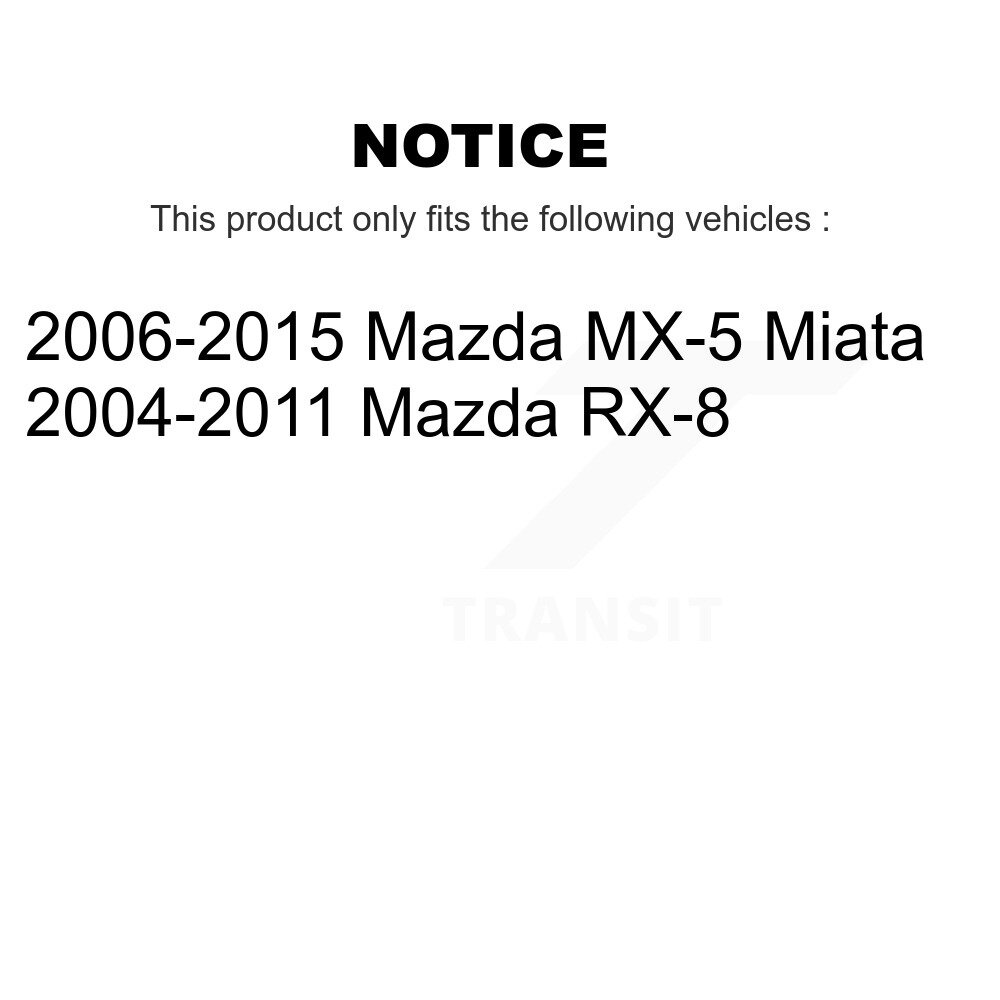 Rear Suspension Stabilizer Bar Link Pair For Mazda MX-5 Miata RX-8 KTR-100956 - Image 2