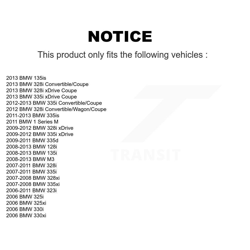Rear Suspension Sway Bar Link Pair For BMW 328i xDrive 323i 335i 128i 328xi M3 135i 325i KTR-100963 - Image 2